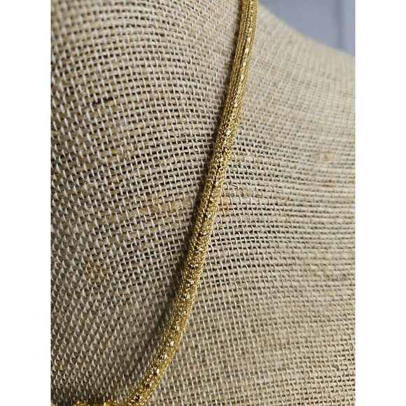 Vintage 925 gold tone silver pendant necklace with red stone - Picture 3 of 9